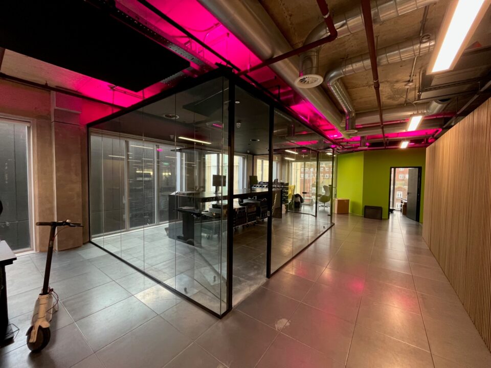 glass partitions