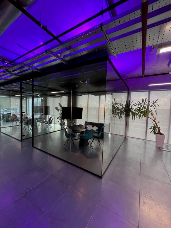 glass partitions